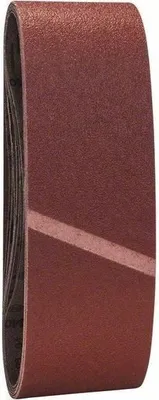 Immagine prodotto di Set di nastri abrasivi, 74x533 mm, grana 60/80/100, 9 pezzi, BOSCH, per levigatrici a nastro, legno metallo plastica