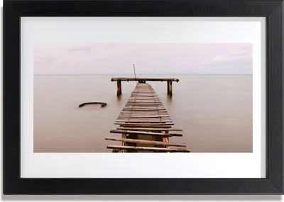 Produktbild von Bild 30x20 MDF-Rahmen Wandkunst Bridge-Architektur