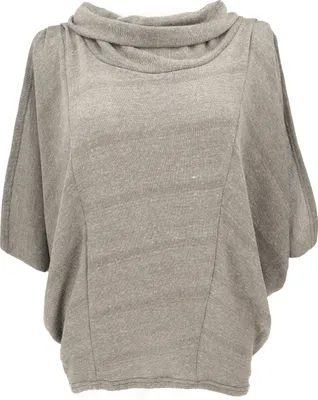 Produktbild von Oversize Shirt, Rollkragen Strickshirt, Pullover, Plus Size Westover - Olivgrün, Damen, Baumwolle,Elasthan, Pullover & Longsleeves