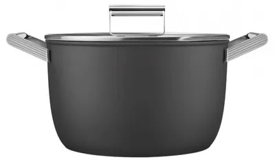 Obrázok produktu pre Smeg CKFC2611BLM, 7,7 L, Čierna, Hliník, Nerezová oceľ, Nerezová oceľ, Sklo, Nerezová oceľ