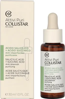 Produktbild von Collistar Salicylic Acid + Succinic Acid Anti-Blemish Purifying, Frauen, Mischhaut, Empflindliche Haut, Jeder Hauttyp, 30 ml