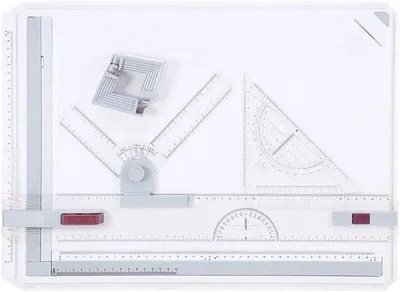Productafbeelding van Technisch tekenbord A3 - Ergonomisch ontwerp - Multifunctioneel - Parallelle beweging - Tekenuitrusting - Snelle papierhouder - Tekenplank