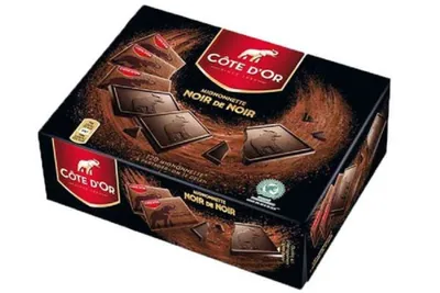 Produktbild von Côte d'Or - Côte d'Or chocolade Mignonnette, zwart van zwart, doos van 120 stuks