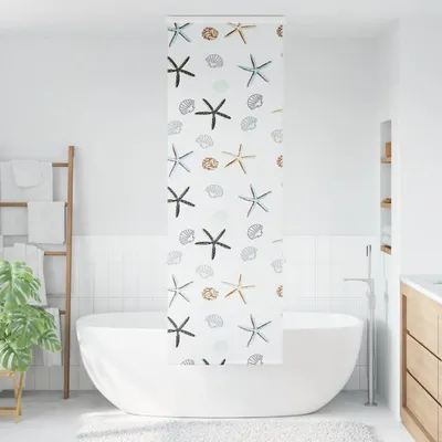Immagine prodotto di vidaXL Tenda a rullo per doccia con cassonetto 60x240 cm Larghezza del tessuto 56 cm