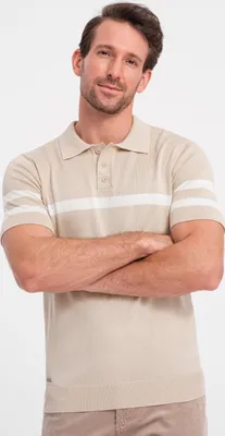 Immagine prodotto di Ombre Clothing Camicia da uomo con colletto Lonefist beige XL