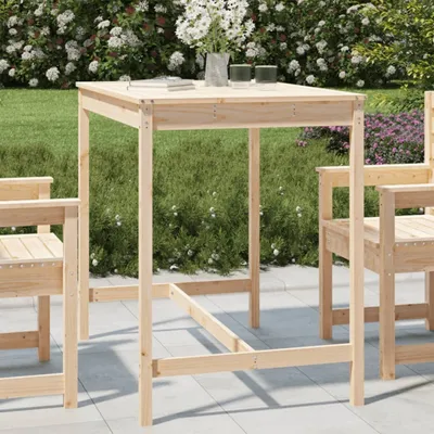 Produktbild von The Living Store Gartentisch 121x82,5x110 cm Massivholz Kiefer