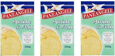 Produktbild von 3x Paneangeli Amido di Mais Maisstärke für weiche teigkuchen 250 gr