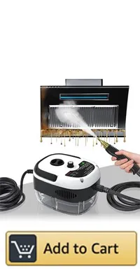 Obrázek produktu pro 2500W ruční parní čistič, 10s 105℃/3bar páry, 6 rychlostí 1L nádrž odolná proti kyselinám, 3 kartáče do kuchyně/auta/nábytku (1,9kg/19x15x13cm)