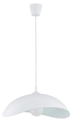 Immagine prodotto di Lampada a sospensione JAŚMIN bianca 1xE27x15W in vetro, dimensioni: 90x43x48 cm, IP20, Alfa