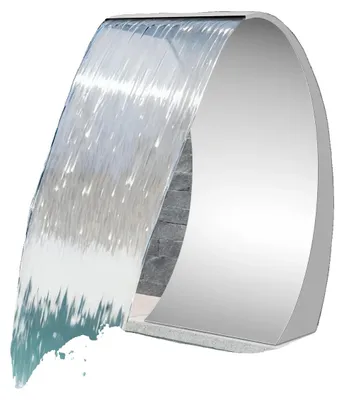 Immagine prodotto di Fontana, acciaio inossidabile 304, 30 x 60 cm, filettatura interna 5,08 cm, pressione dell'acqua consigliata 2,5 kg, peso netto 7,9 kg
