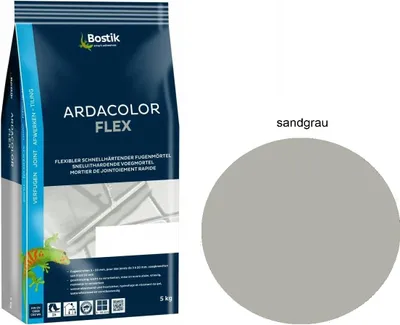 Produktbild von Bostik Ardacolor Flex Fuge sandgrau 5Kg Fliesen Naturstein Fugenmasse-mörtel