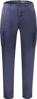Produktbild von Herren Regular Fit Hose Blau mit Stickerei und Ocean Positive Design