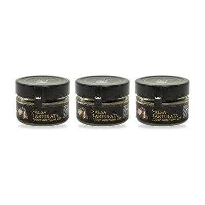 Produktbild von TubeORIGINAL Trüffelsauce mit 5 % Sommertrüffel und nativem Olivenöl extra – 3er-Pack (3 × 80 g)