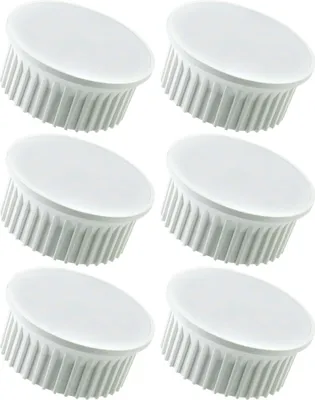 Produktbild von 6 x LED Leuchtmittel Modul 5W = 50W matt 230V 400lm 865 Tageslicht 6500K kaltweiß flach 120°