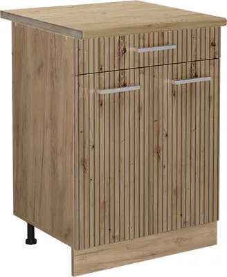 Produktbild von Küchenunterschrank Vicco R-Line Artisan-Eiche 60 cm mit Schublade, AP Eiche, Model 49117
