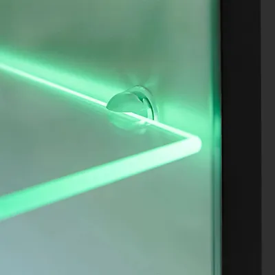 Productafbeelding van vidaXL TV-meubelset, 5-delig, met LED-verlichting, hoogglanzend zwart