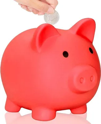 Produktbild von Unzerbrechliche Geldbeutel Schwein - Glücksschwein für Münzen und Geld