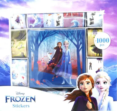 Obrázok produktu pre Die Eiskönigin-Stickerbox mit über 1000 Stickern und einem Stickerheft