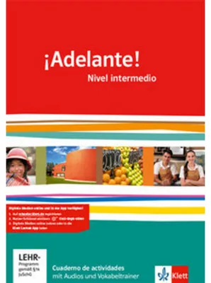 Produktbild von ¡Adelante!. Cuadernos de actividades mit Audios und Übungssoftware. Nivel intermedio. Klasse 11/12