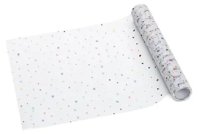 Immagine prodotto di Runner da tavola in tulle stelle, misto, 0,35 x 9 m