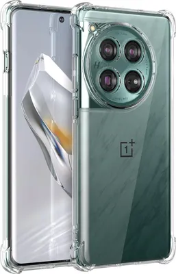 Immagine prodotto di Custodia per OnePlus 12 paraurti trasparente in TPU morbido, custodia protettiva antiurto