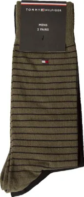 Obrázok produktu pre Pánske ponožky TH TOMMY HILFIGER, 2 páry nízkych bavlnených ponožiek v rôznych farbách, č. výrobku 100001496, SOCKS 2 KS, veľkosť 43–46 /  US 10 - 12 / EU 43 - 46 / UK 9 - 11, bavlna 75 %, polyamid 23 %, Elastan 2 %