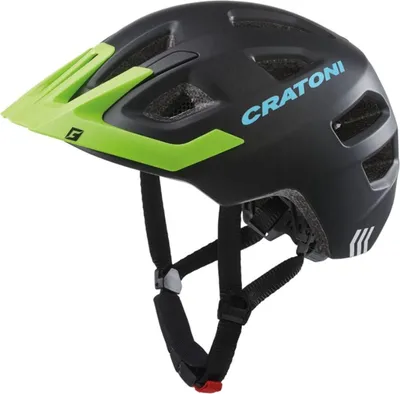 Produktbild von Cratoni Maxster Pro Helm schwarz-lime matt 2020 größe S-M (51-56 cm) 111601F2