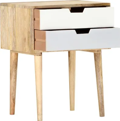 Produktbild von vidaXL Nachttisch 47 x 35 x 59 cm Mango Massivholz