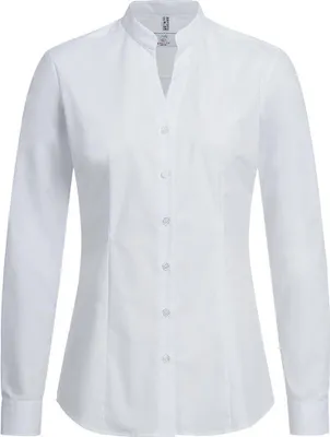 Produktbild von Greiff Corporate Bluse BASIC Damen Stehkragen ® Weiß 38