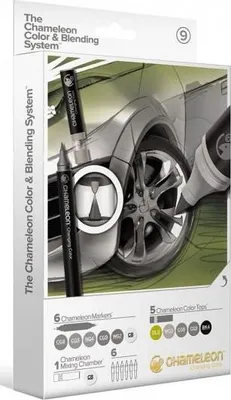 Obrázek produktu pro Chameleon CS6609 Stínovací popisovač Set 9