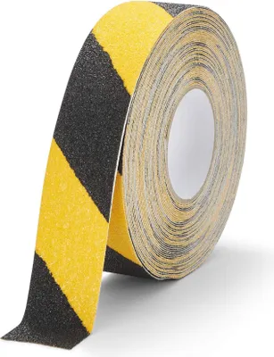 Zdjęcie produktu dla DURABLE Ta?ma antypo?lizgowa DURALINE® GRIP+ 50 mm color, ?ó?ty / czarny, 1097130