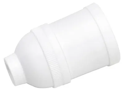 Bakelit-Lampenfassung, weißes Messing, 1 Stück, 48 cm Höhe