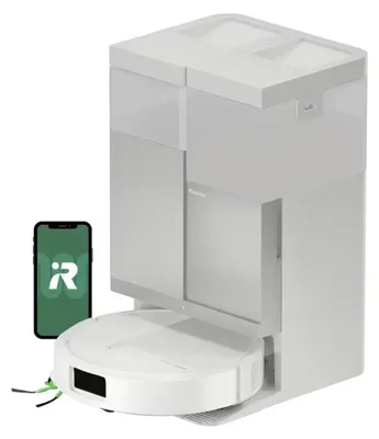 Produktbild von iRobot Roomba Plus 415 Combo Roboter + AutoWash Dock, Beutellos, Weiß, Rund, Staubbeutel, Ladend, Purification, EPA