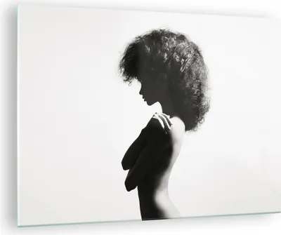 Produktbild von Bilder auf glas - Einteilig - Frau Nacktheit Körper - 70x50cm - Glasbilder - Wandbilder - Bilder - zum Aufhängen bereit - Wanddekoration aus Glas - Glas Bilder - Wandbild auf Glas - GAA70x50-4946
