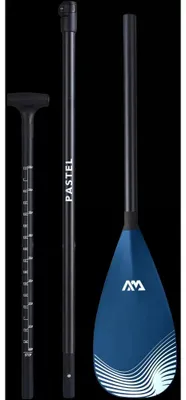 Productafbeelding van Aqua Marina SUP peddel, pastelblauw, hybride carbon