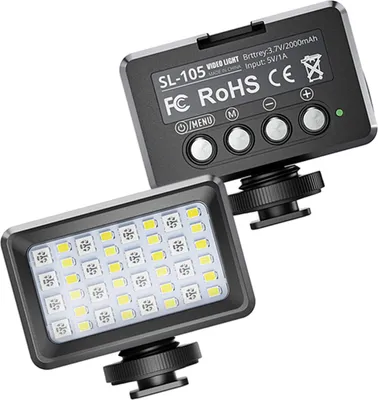 Zdjęcie produktu dla Wodoodporne oświetlenie wideo LED Annadue, regulowana temperatura barwowa 2500 do 9000k z wbudowanym akumulatorem 2000 MAh do fotografii podwodnej, nurkowania, surfingu (RGB)