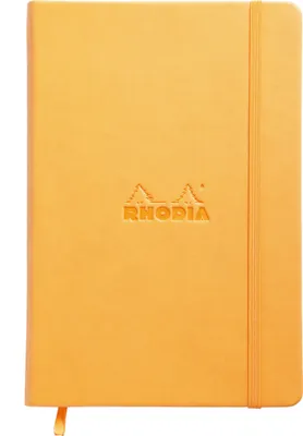 Image de Carnet de notes Rhodia A5 ligné orange