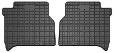 Productafbeelding van Rubberen voormatten voor Ford Connect vanaf 2013 (bestelwagen) – 2-delig, zwart, op maat – Wielganizator SolidPRO