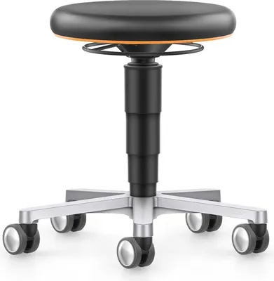 Produktbild von bimos Hocker Labor 9463L-MG01-3279 Rollen sw/or