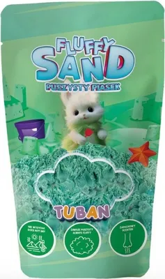 Produktbild von TUBAN Sand Fluffy grün 90g TU3786