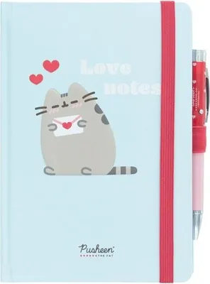 Image de Carnet Purrfect Love A5 avec stylo projecteur