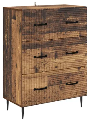 Obrázek produktu pro Skříň se zásuvkami Staré dřevo 66 x 34,5 x 89,5 cm