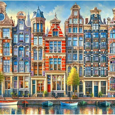 Imagen del producto de Rompecabezas de 1000 piezas, CherryPazzi, diseño "Amsterdam Rhythm", número de modelo 31490