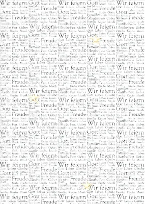 Produktbild von Transparentpapier "Silver Style Words", DIN A4, 5 Blatt