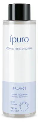 Productafbeelding van ipuro Classic Refill BALANCE geurverfrisser, 240ml - Navulling met een maritieme en frisse geur