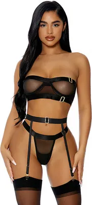 Produktbild von Good As Gold Lingerie Set - Lingerie Set - L