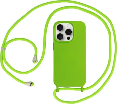 Produktbild von Handy Hülle Umhängehülle kompatibel mit Iphone 15 Pro Design 1 Grün
