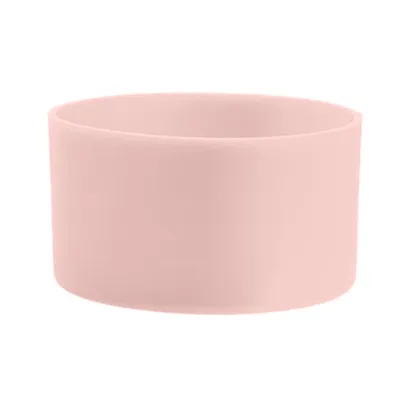 Produktbild von 7,5 cm Silikonbecherabdeckung Anti-Kollision Nicht-Schlupf 12 Farben Sportwasserbecher Glas Isolierte Tassenhülsen für den täglichen Gebrauch-Rosa