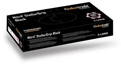 Produktbild von 10x Nitril StellarGrip black | Packung (50 Stück)