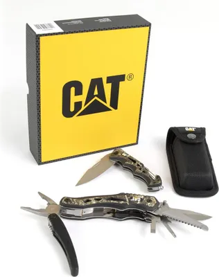 Produktbild von CAT Camo-Echtholz-Look Multifunktionswerkzeug, Set